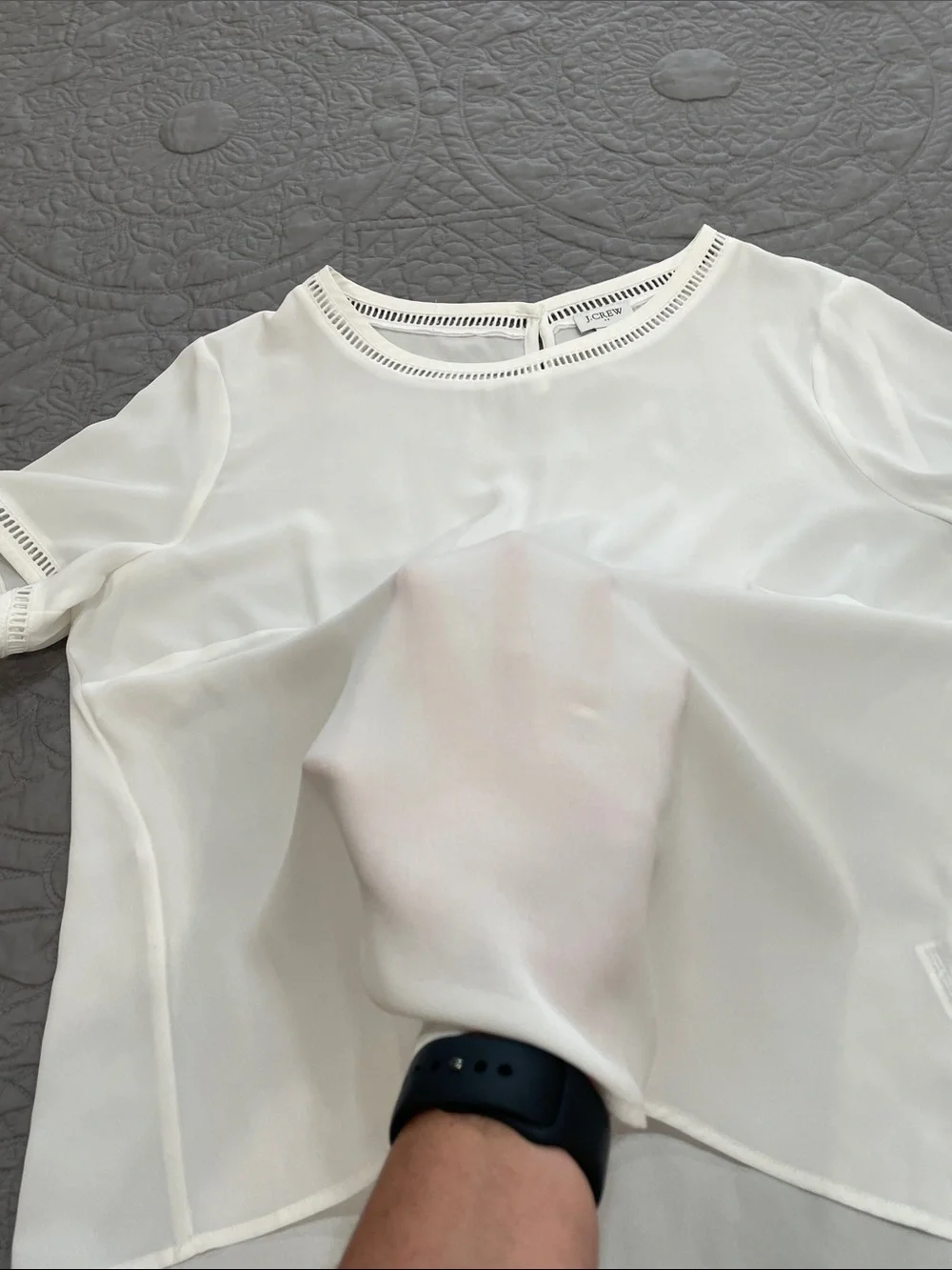 J. Crew White blouse M